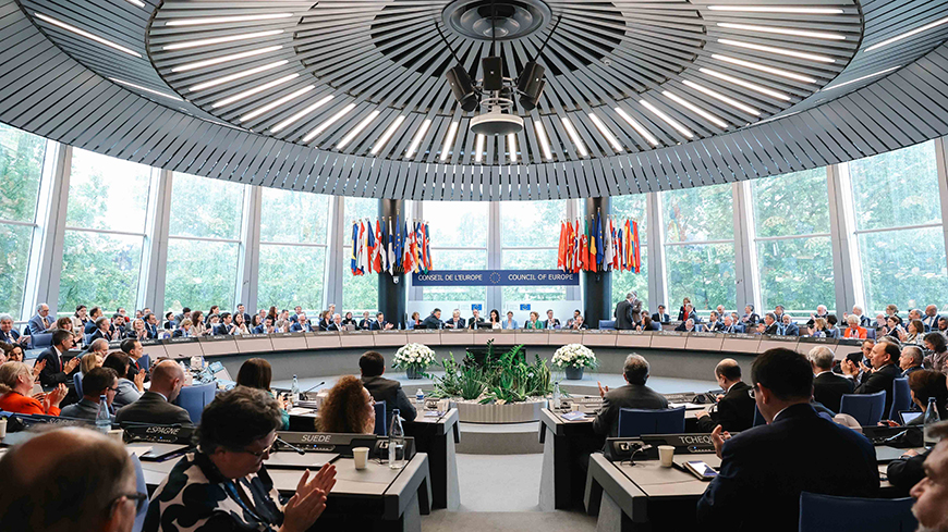 Los dirigentes de la OSCE y del Consejo de Europa insisten en la importancia de reforzar la cooperación para proteger sus principios y valores